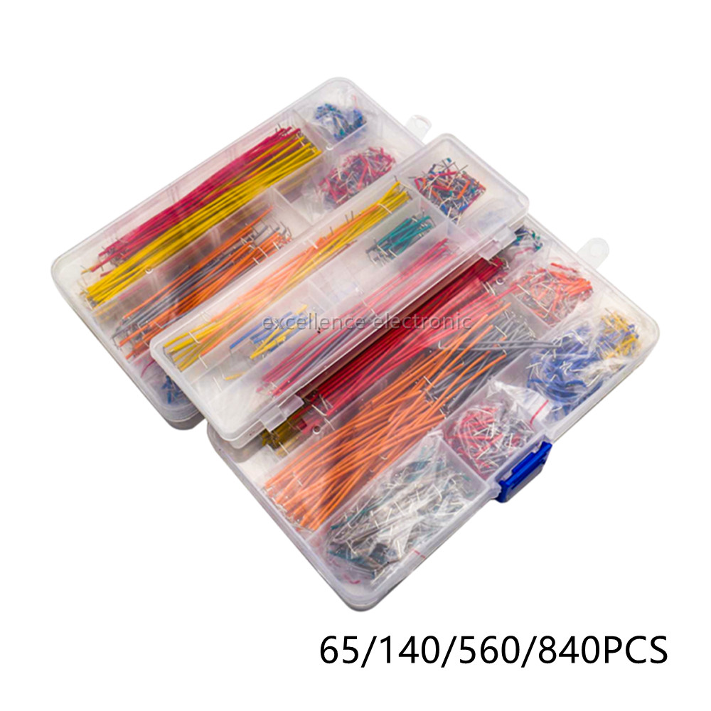Jumper Wire Kit - 65/140/560/840 pièces/boîte fils de raccordement de