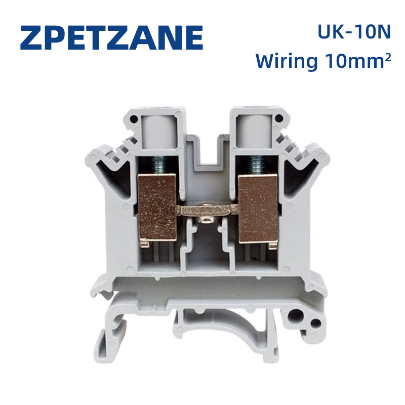 Screw Terminal Block - 10PCS UK-10N Universel Terminal nuits 10mm2