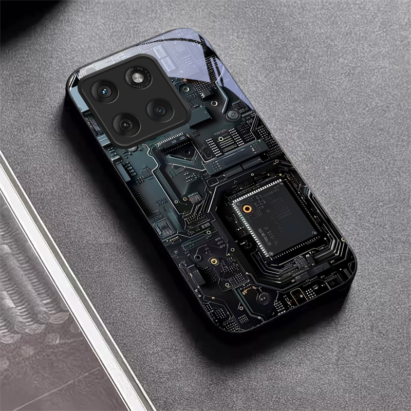 Proto Board - Coque de téléphone en verre noir