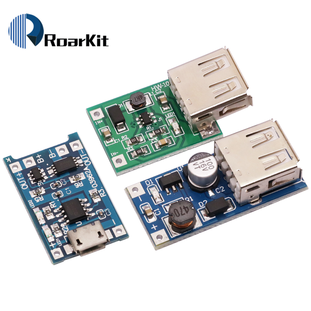 Tp4056 Module - 1/5/10 pièces DC-DC Boost Tech (0.9V