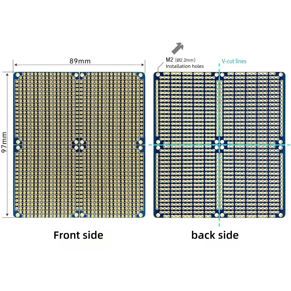 Carte PCB à emboîtement 4-en-1 - Perfboard avis et prix