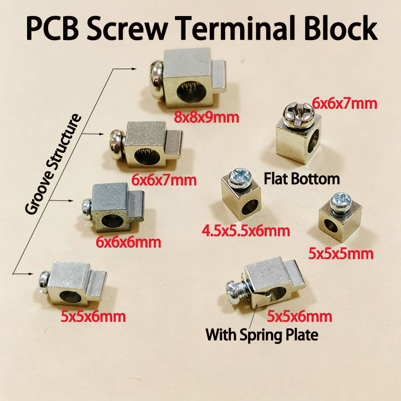 Bornier à vis carré en cuivre  - Screw Terminal Block avis et prix