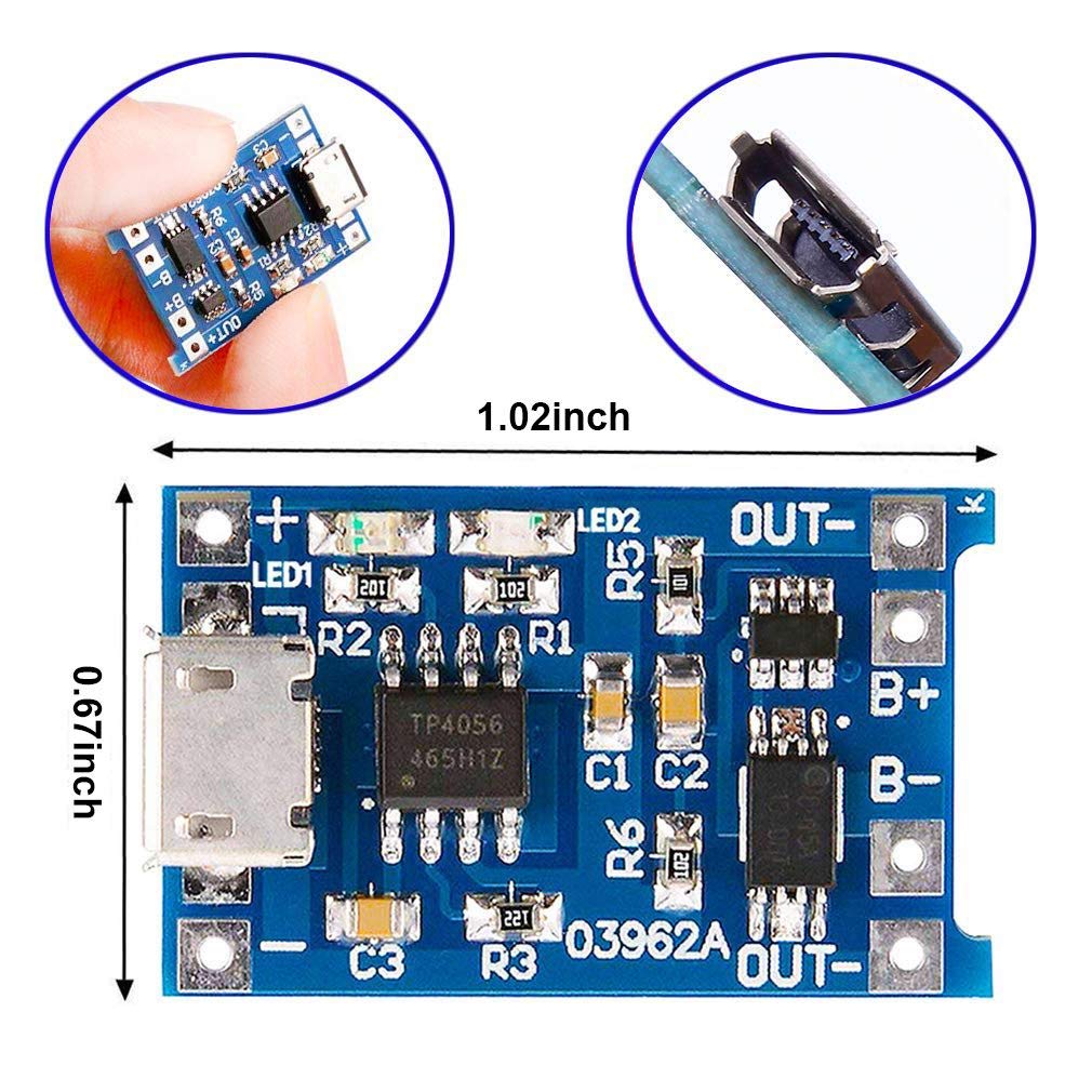 2/5PC type-c Micro Mini 5V1A 1 - Li Ion Charger Module avis et prix